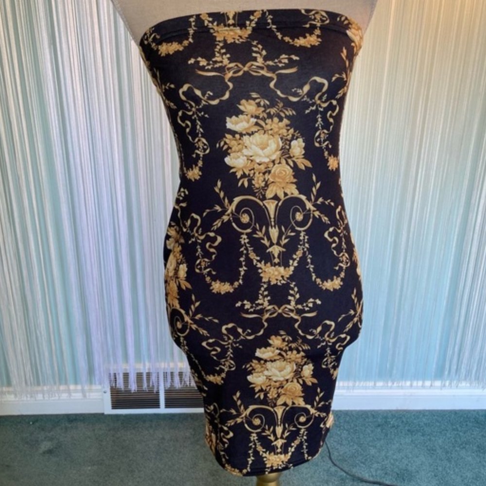 Boohoo Floral Print Dress